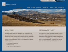 Tablet Screenshot of cocuappraisal.com